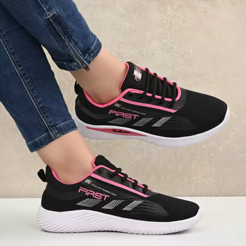 Stylish Comfortable Lightweight, Breathable Women Shoes Sneakers For Women  (Pink)