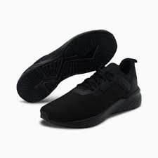 Trendy & Stylish Sport Sneakers Shoes Running Shoes For Men (Black) Loafers For Men  (Black)