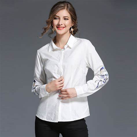 Women Regular Fit Solid Slim Collar Formal Shirt